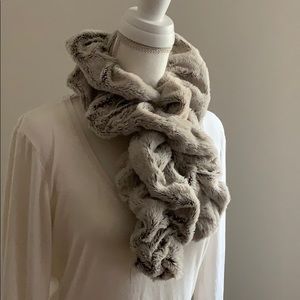 Faux fur scarf